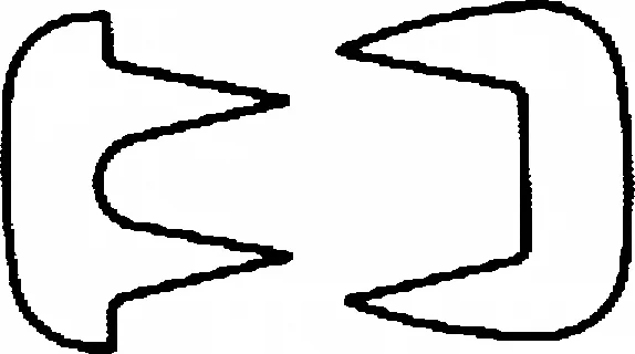 B. Braun MUSEUX Tenaculum Forceps (Vulsellum Forceps), straight, 200 mm (7 7/8"), jaw: 2 x 2 teeth (EO218R)