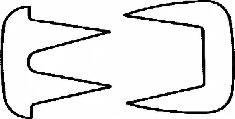 B. Braun MUSEUX Tenaculum Forceps (Vulsellum Forceps), straight, 240 mm (9 1/2"), jaw: 2 x 2 teeth, article EO221R