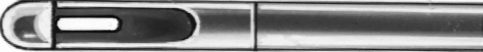 B. Braun PATTERN MUNICH Endometrial Biopsy Curette, straight, 270 mm (10 5/8"), sharp, rigid, Ø 4 mm, article ER016R