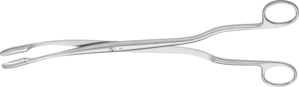 B. Braun WINTER Placenta/Abortus Forceps, Fig. 1, without ratchet, curved, 290 mm (11 1/2"), article ET306R