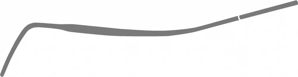 B. Braun SUBRAMANIAN ATRAUMATA® Vascular Clamp, angled, 70 °, 155 mm (6 1/8"), S-shaped, toothing DE BAKEY, jaw length: 53 mm (FB578R)