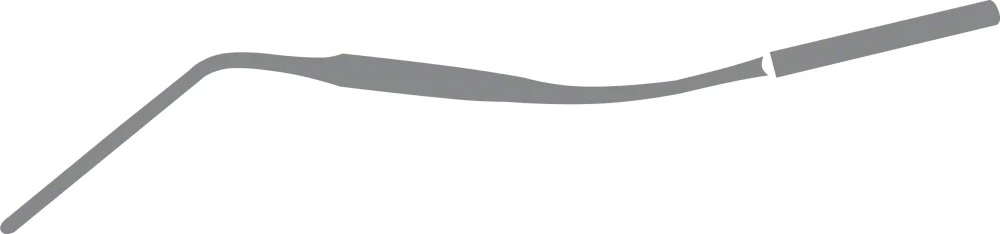 B. Braun CASTANEDA ATRAUMATA® Vascular Clamp, angled, 30 °, 120 mm (4 3/4"), toothing DE BAKEY, jaw length: 48 mm, width: 33 mm, for neonatal (FB581R)