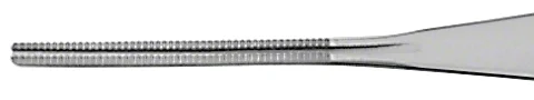 B. Braun COOLEY ATRAUMATA® Atraumatic Forceps, straight, 150 mm (6"), jaw width: 1.50 mm, toothing COOLEY, article FB784R