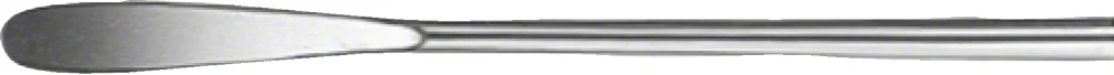 B. Braun YASARGIL Micro Raspatory, curved downwards, 185 mm (7 1/4"), bayonet-shaped, sharp, width: 2.800 mm, article FD320R