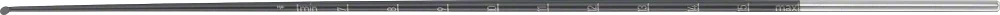 B. Braun Noir® Raspatory, 200 mm (7 7/8"), sharp, width: 2 mm, article FD832B