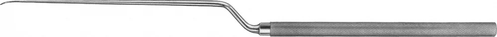 B. Braun CASPAR Micro Dissector, curved downwards, 210 mm (8 1/4"), round handle, tip: blunt, jaw width: 1 mm, work. length: 95 mm (FF312R)