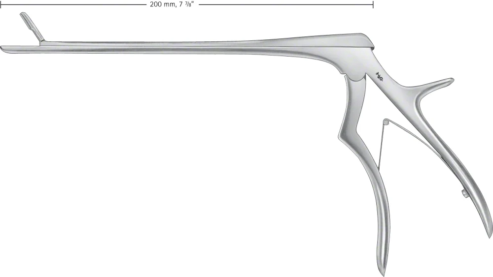 B. Braun WAGNER Rongeur, straight, 200 mm (7 7/8"), smooth, blade length: 18.50 mm, jaw width: 5.50 mm (FF818R)