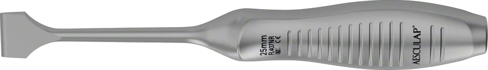 B. Braun LEXER SQ.line® Osteotome, straight, with handle, 240 mm (9 1/2"), width: 25 mm (FL407NR)
