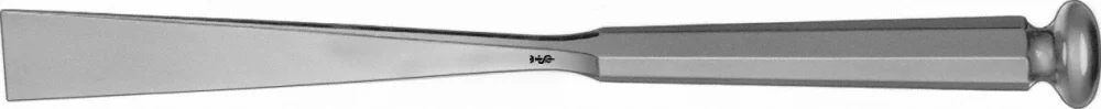 B. Braun STILLE Osteotome, straight, with handle, 205 mm (8"), delicate, width: 25 mm (FL527R)