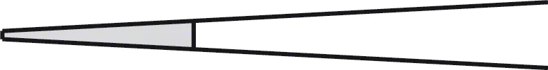 B. Braun Dia Dust® Micro Plateau Forceps, straight, 150 mm (6"), platform tip, with weight, jaw width: 0.60 mm, tungsten carbide coated, round handle (FM578R)