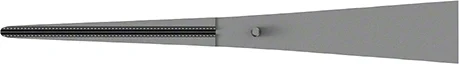 B. Braun NOIR SUPREME Atraumatic Micro Forceps, straight, 185 mm (7 1/4"), without weight, jaw width: 1 mm, toothing DE BAKEY, round handle (FM647B)