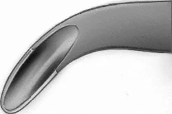 B. Braun LUER Bone Rongeur, curved, 140 mm (5 1/2"), blade length: 10 mm, jaw width: 3.50 mm (FO410R)