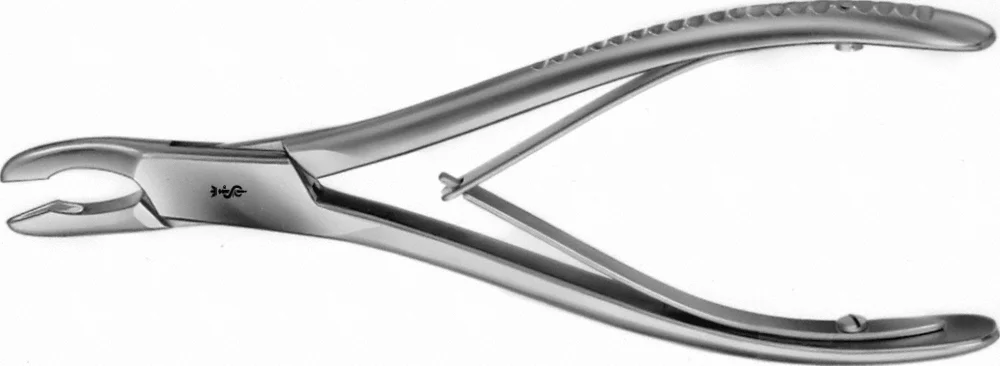 B. Braun HAKANSON Bone Rongeur, angled to side, 170 mm (6 3/4"), blade length: 9 mm, jaw width: 4.60 mm (FO428R)