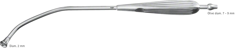 B. Braun YANKAUER Suction Cannula, 285 mm (11 1/4"), curved, Ø 2 mm (GF944R)