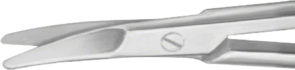 B. Braun Nail Scissors, curved, for infants, blunt/blunt, 85 mm (3 1/4") (HF032R)