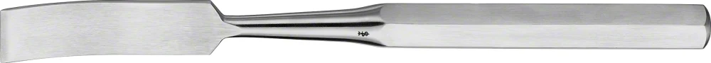 B. Braun HIBBS Osteotome, curved, with handle, 245 mm (9 5/8"), width: 19 mm (MB689R)