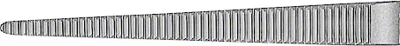 B. Braun COLLER Hemostatic Forceps, straight, 160 mm (6 1/4"), serrated, article MD466R