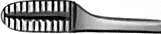 B. Braun HARTMANN Ear Tampon Forceps, knee bent, heavy pattern, straight, 135 mm (5 1/4"), article OF405R