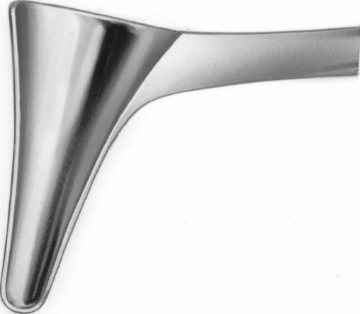 B. Braun WIENER MODELL Nasal Specula, heavy pattern, 140 mm (5 1/2"), work. length: 37 mm, jaw width: 7 mm, large (OK062R)