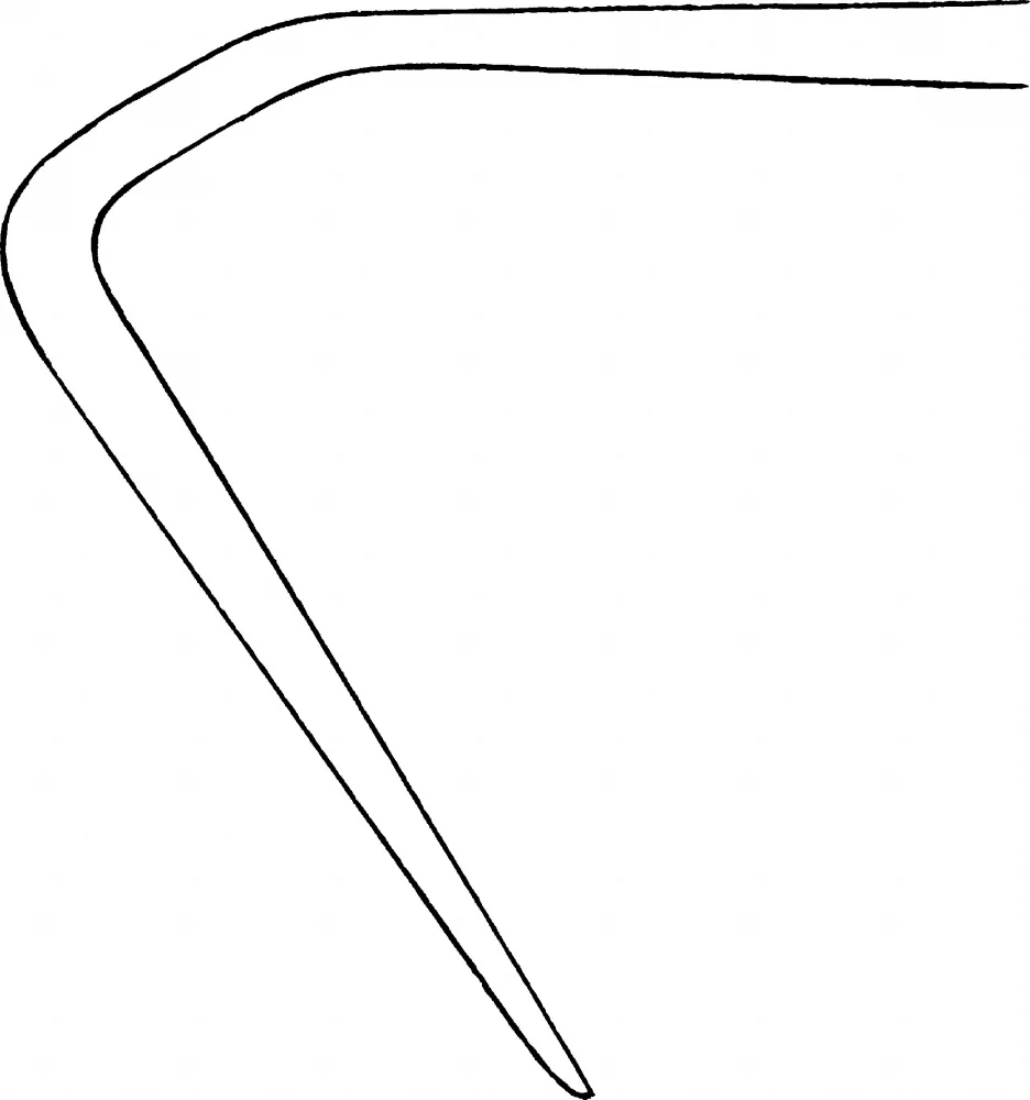 B. Braun AUFRICHT Nasal Retractor, 175 mm (6 7/8"), work. length: 45 mm, jaw width: 10 mm (OK099R)