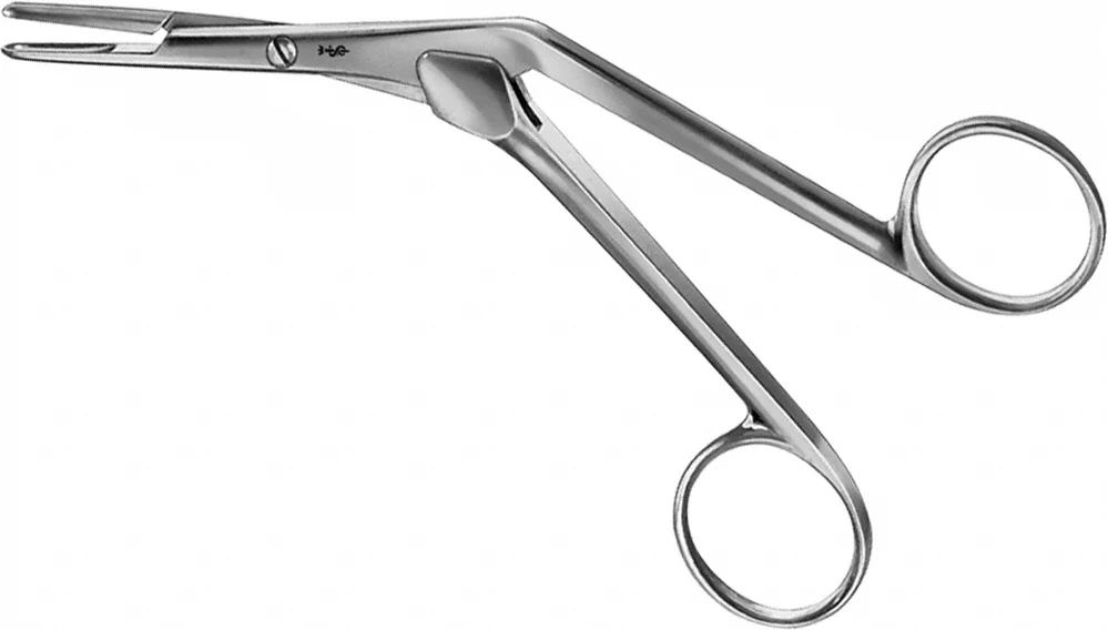 B. Braun CRAIG Septum Forceps, knee bent, spoon shaped, straight, 170 mm (6 3/4"), tip: sharp (OK410R)