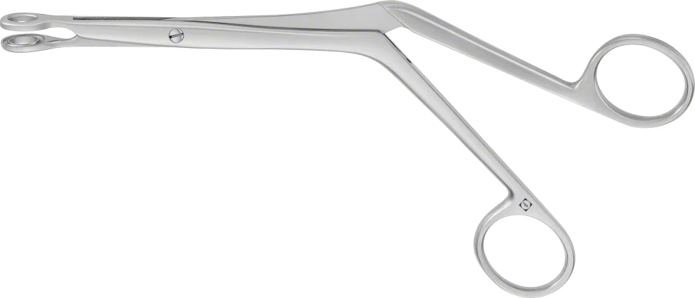 B. Braun BRUENINGS Septum Forceps, Size XL, knee bent, straight, 190 mm (7 1/2"), fenestrated, article OK443R