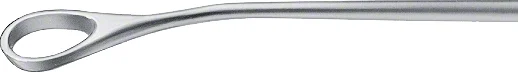 B. Braun COAKLEY Antrum Curette, curved, 180 mm (7"), sharp, oval, jaw width: 7 mm (OK811R)