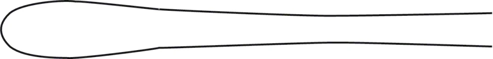 B. Braun FREER Elevator (Raspatory), curved, 190 mm (7 1/2"), sharp/blunt, jaw width: 4 mm/5.10 mm (OL162R)