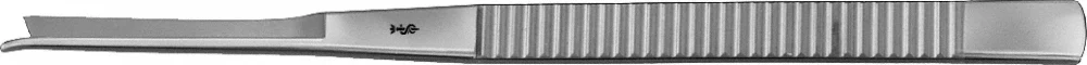 B. Braun MASING Osteotome, curved to left, with handle, 175 mm (6 7/8") (OL321R)