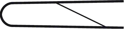 B. Braun FOMON Osteotome, straight, with handle, 170 mm (6 3/4"), width: 5 mm (OL338R)