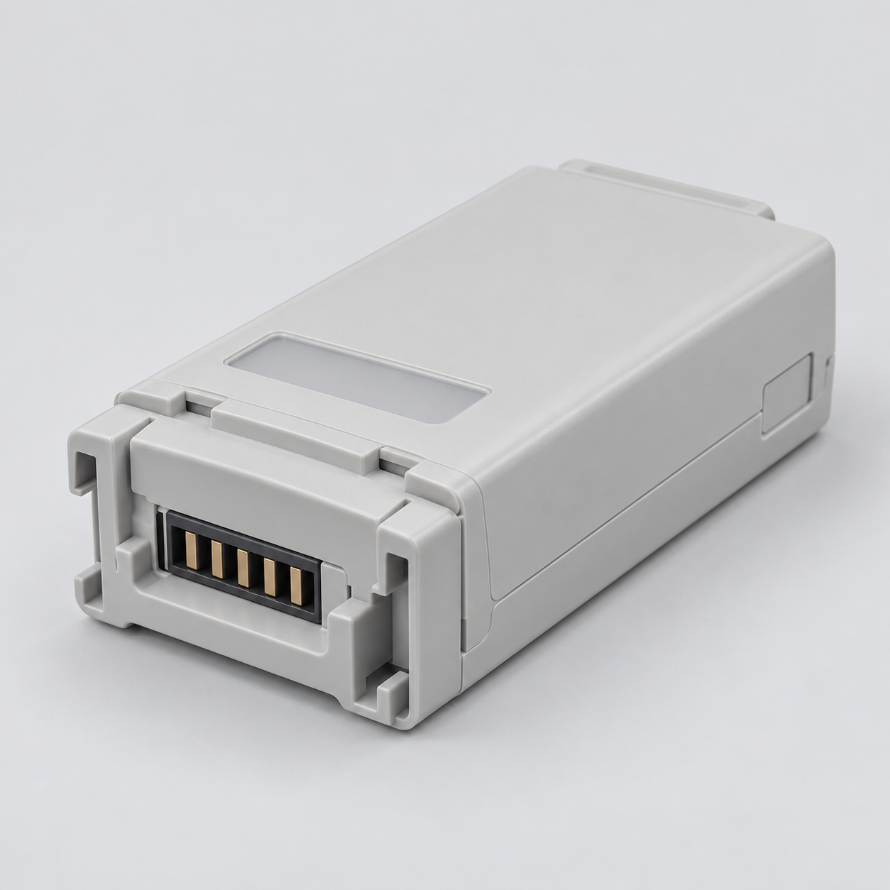 Removable rechargeable battery module for a compact infusion pump