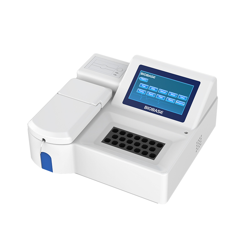 BIOBASE manufacturer product photograph of semi-automated biochemistry analyzer (BIOBASE-Silver)