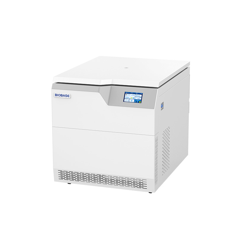 BIOBASE manufacturer product photograph of BKC-VL8RD-I large-volume refrigerated blood bag centrifuge