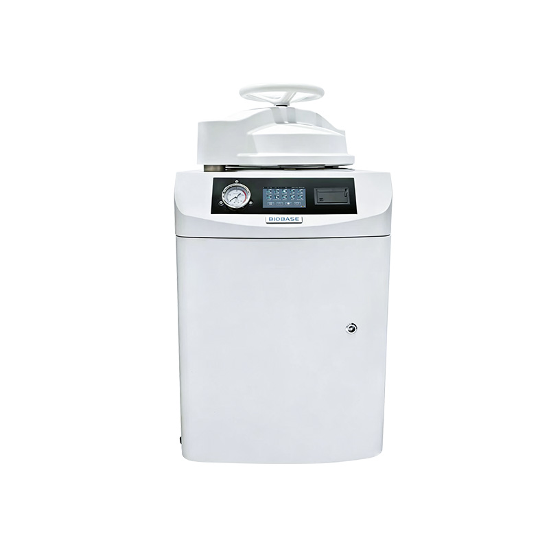 BIOBASE vertical autoclave series equipment image; exact BKQ-L60 configuration to confirm