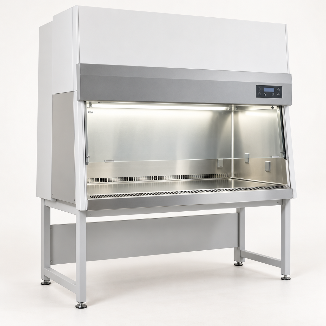 Class II A2 biological safety cabinet with sash window and base stand
