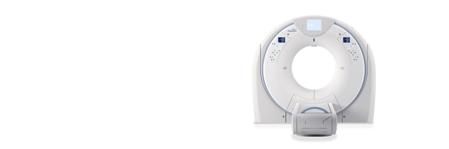 Canon Aquilion Prime SP computed tomography scanner, official manufacturer product image