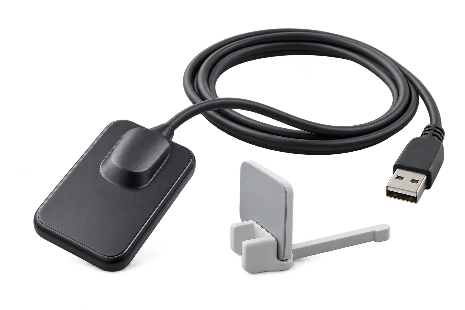 Intraoral dental X-ray sensor with cable and positioning holder