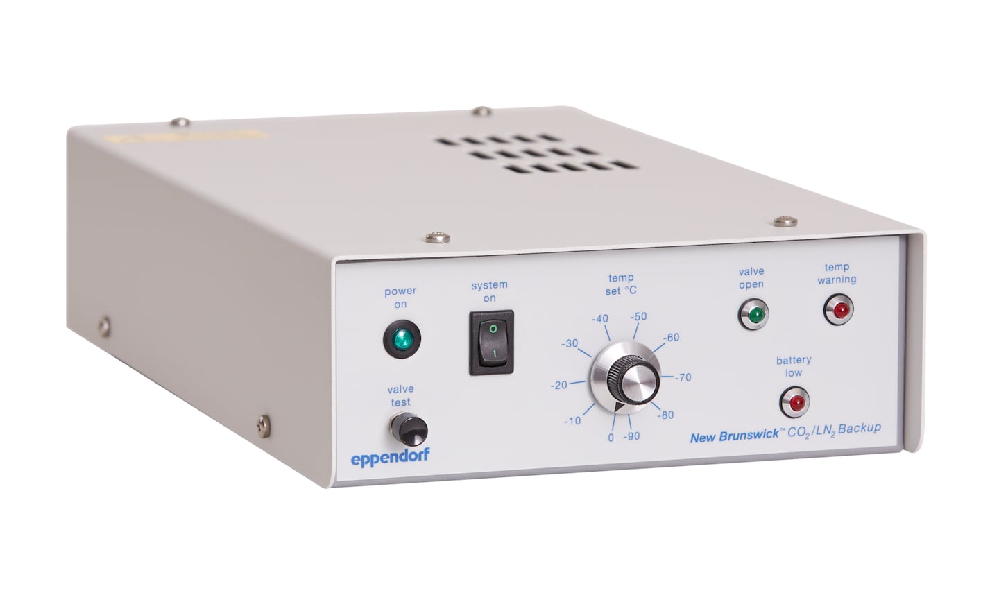 Official Eppendorf product-family image for Eppendorf CO 2 and LN 2 Back-up System - Ultra Low Temperature Freezer