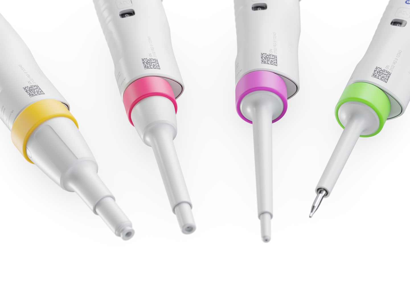 Official Eppendorf product-family image for Eppendorf ColorTag pipette marking rings