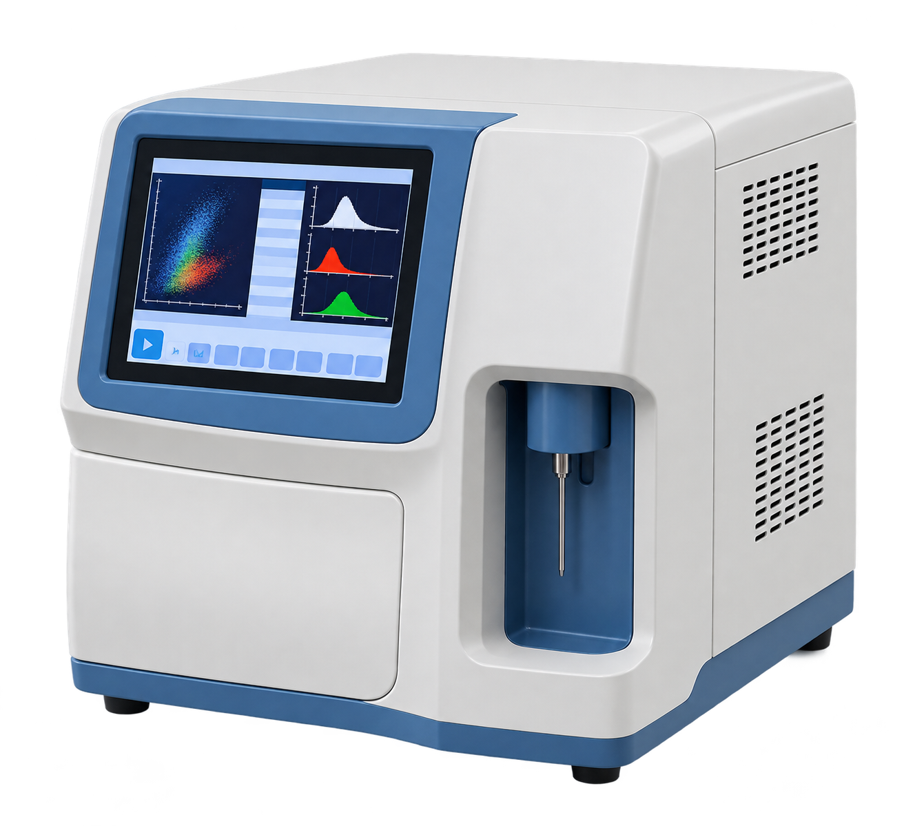 Generic unbranded three-part differential hematology analyzer