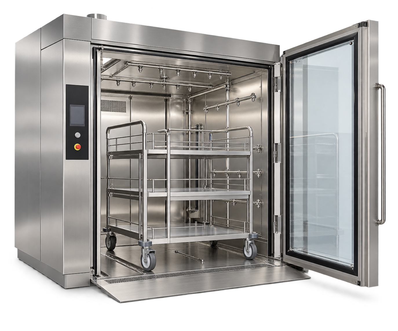 Hospital cart washer-disinfector