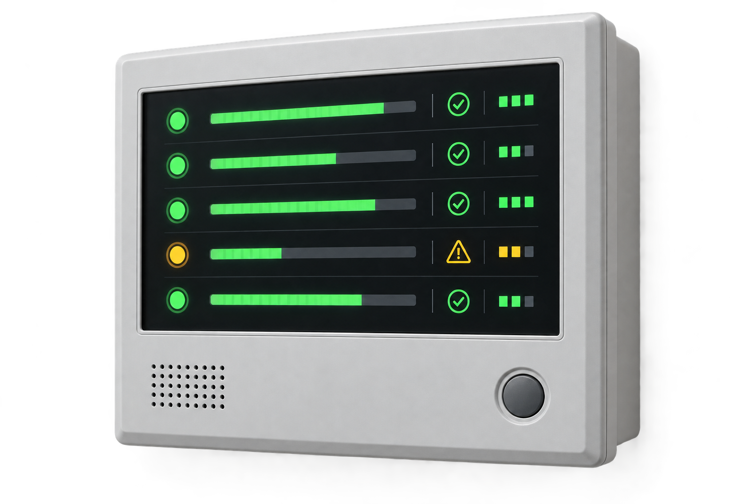 Generic unbranded medical gas alarm panel