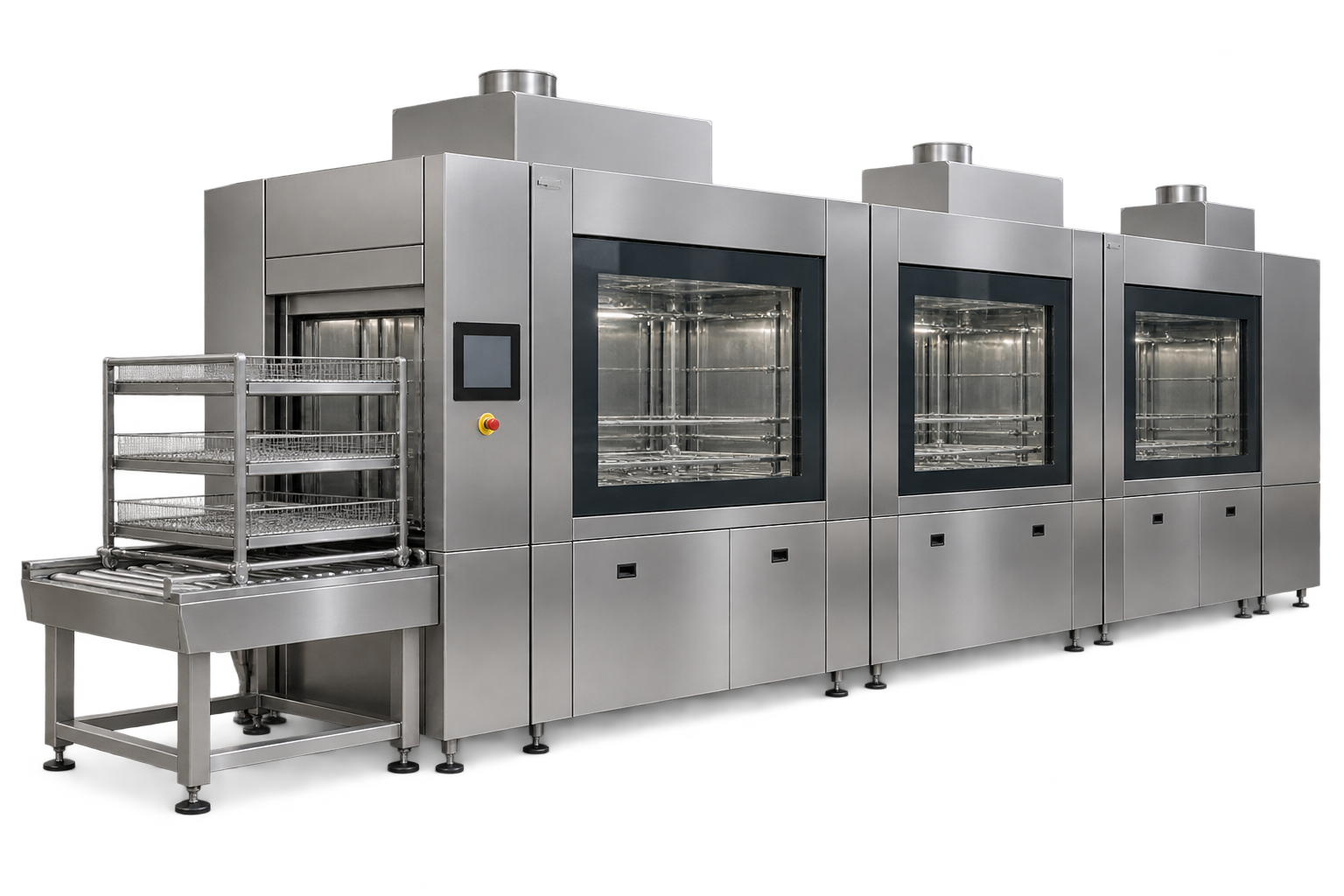 Multi-chamber instrument washer-disinfector