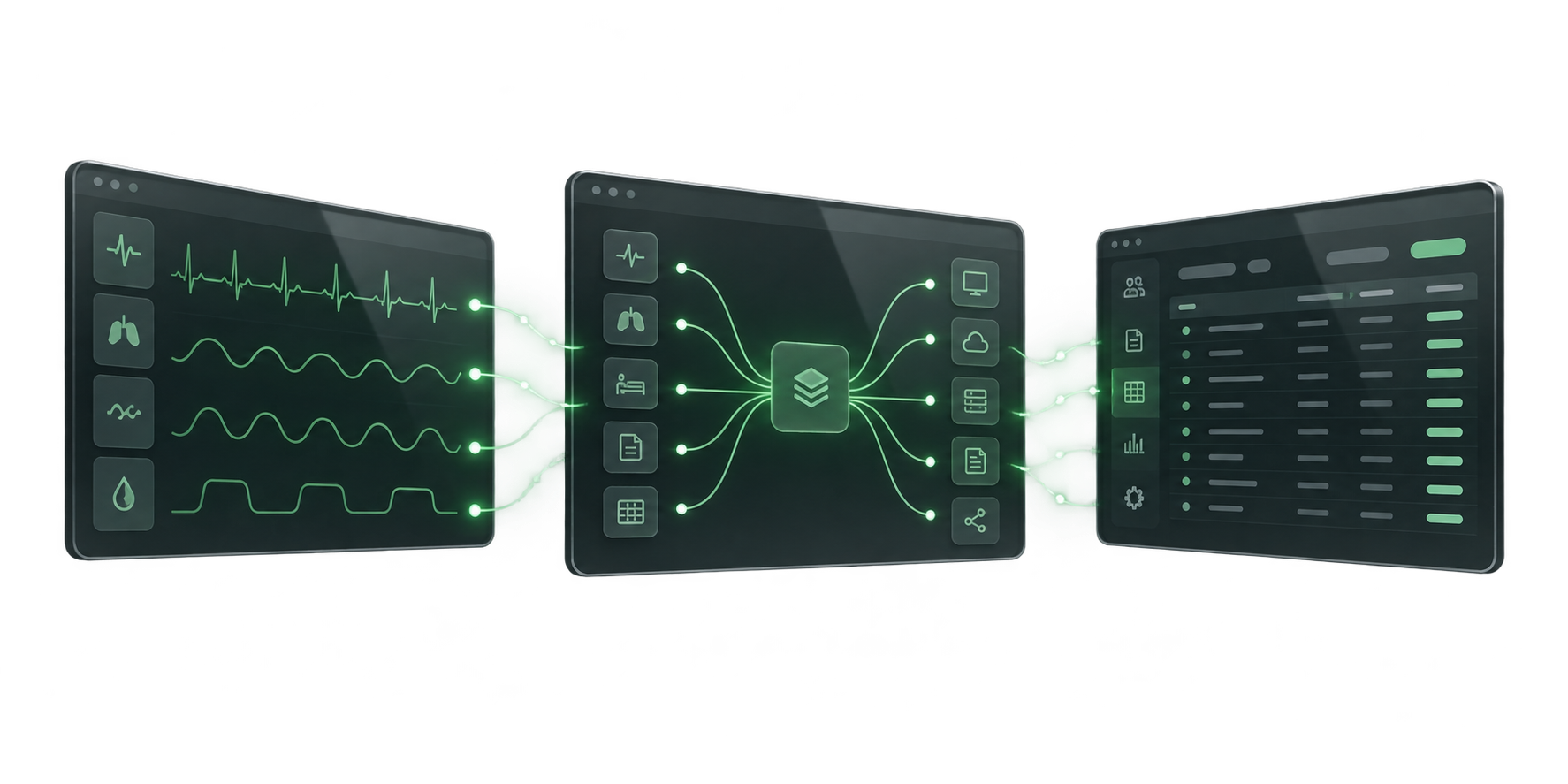 Conceptual patient-monitoring data integration interface