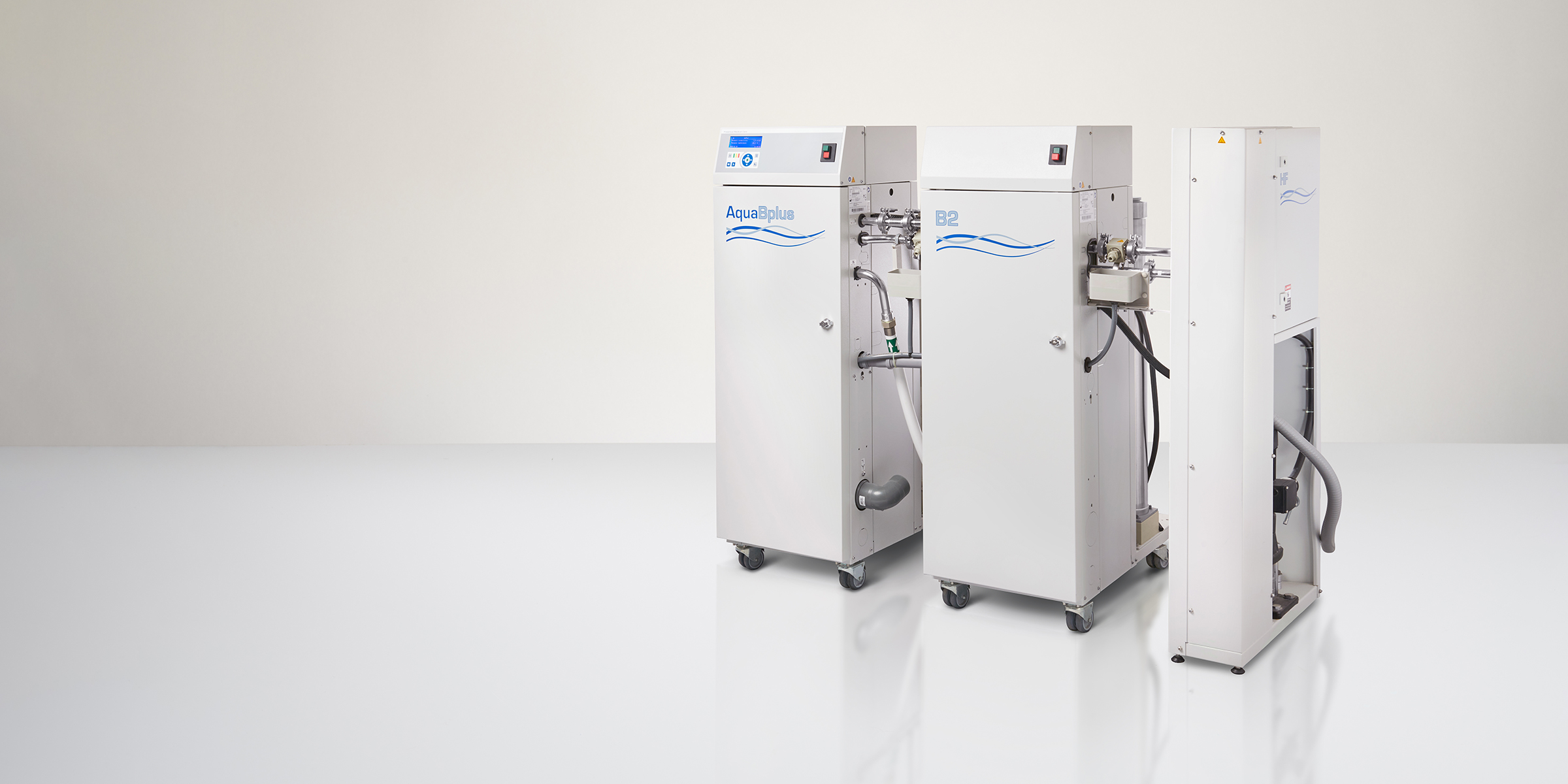 Fresenius Medical Care AquaBplus dialysis water purification system, official manufacturer image