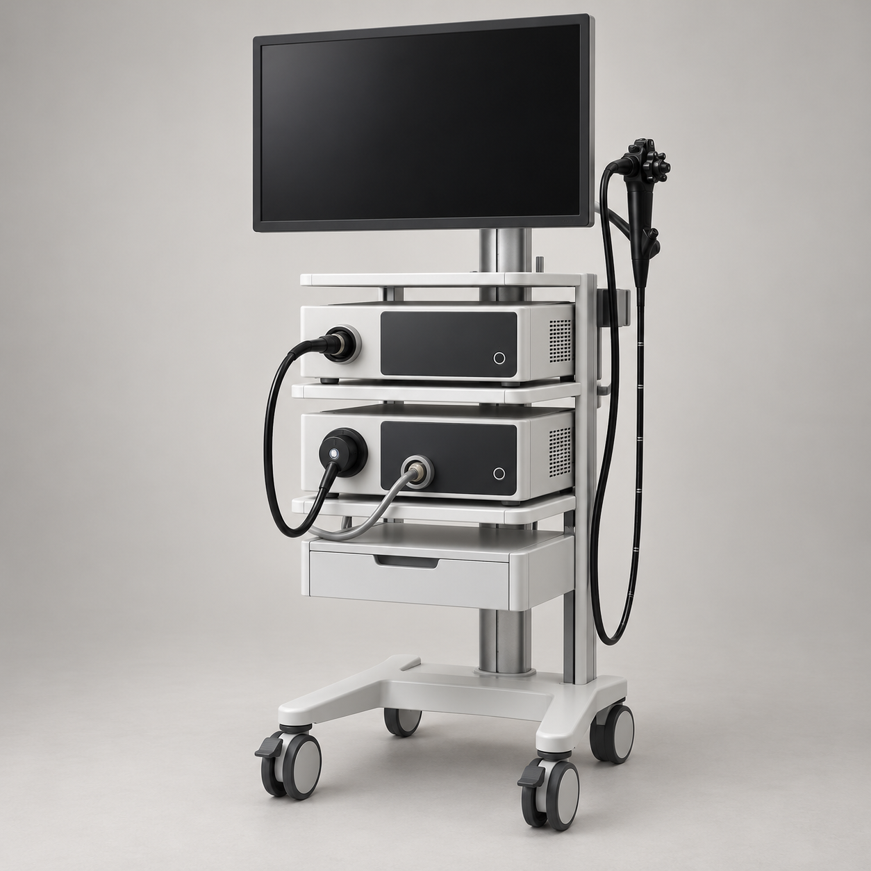 endoscopy video processor and LED light source system