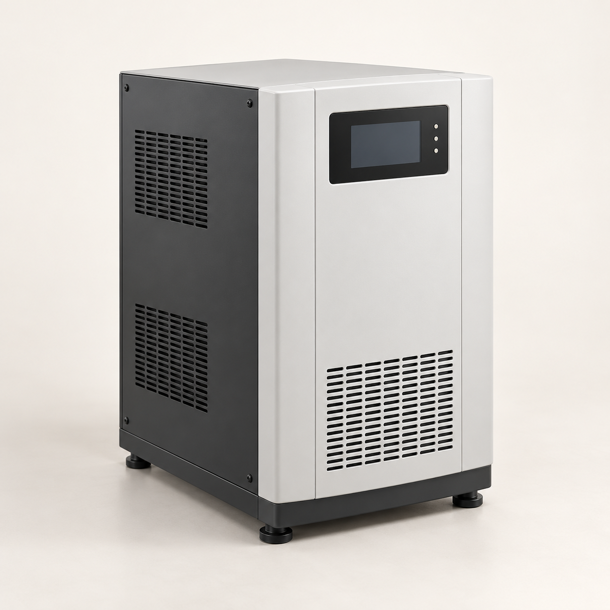 Compact uninterruptible power supply cabinet