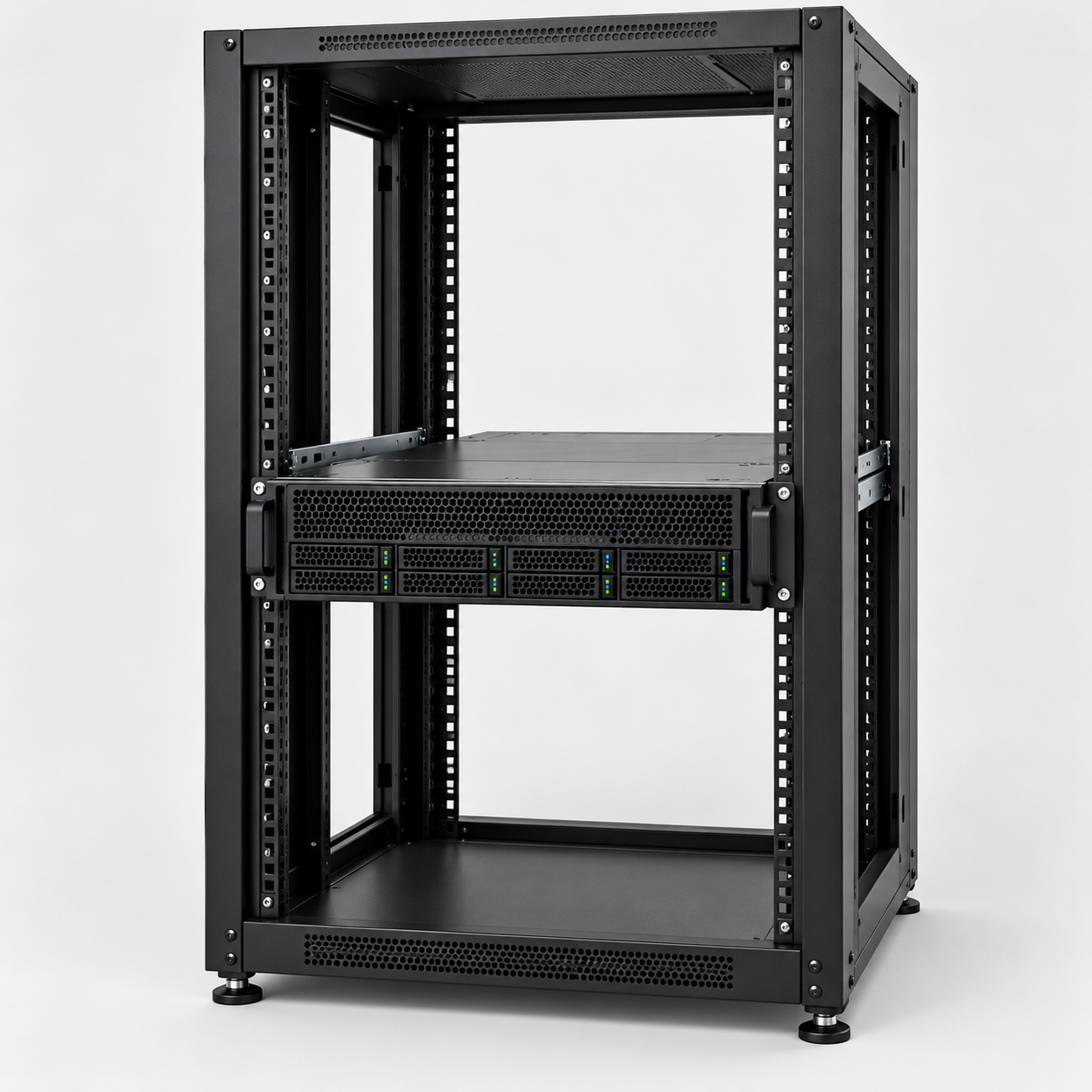 Rack-mounted compute and storage infrastructure for a hospital imaging archive deployment