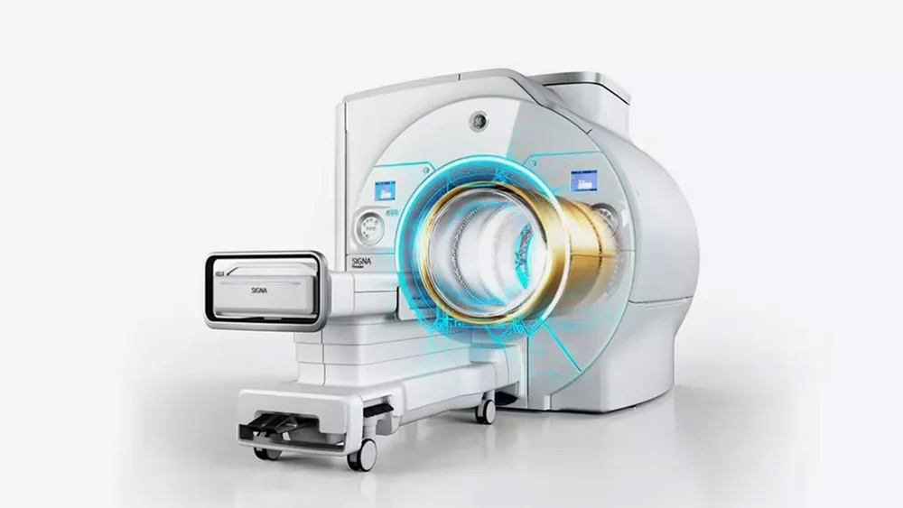 GE HealthCare SIGNA Premier 3T wide-bore MRI scanner