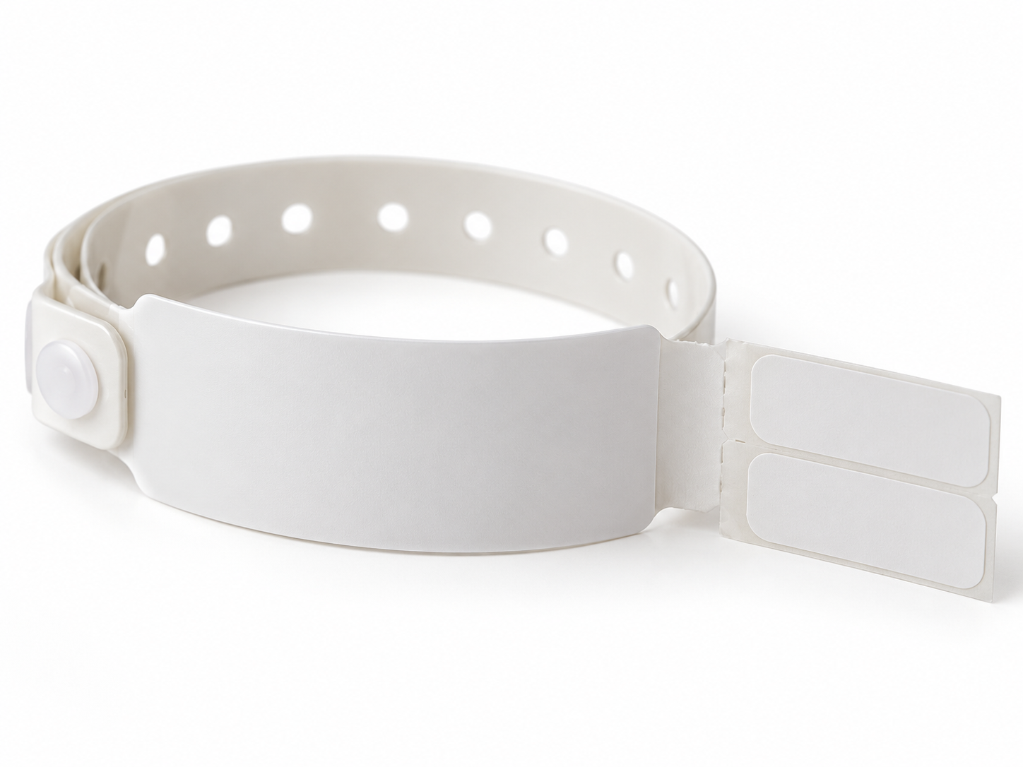 Patient identification wristband with matching specimen labels